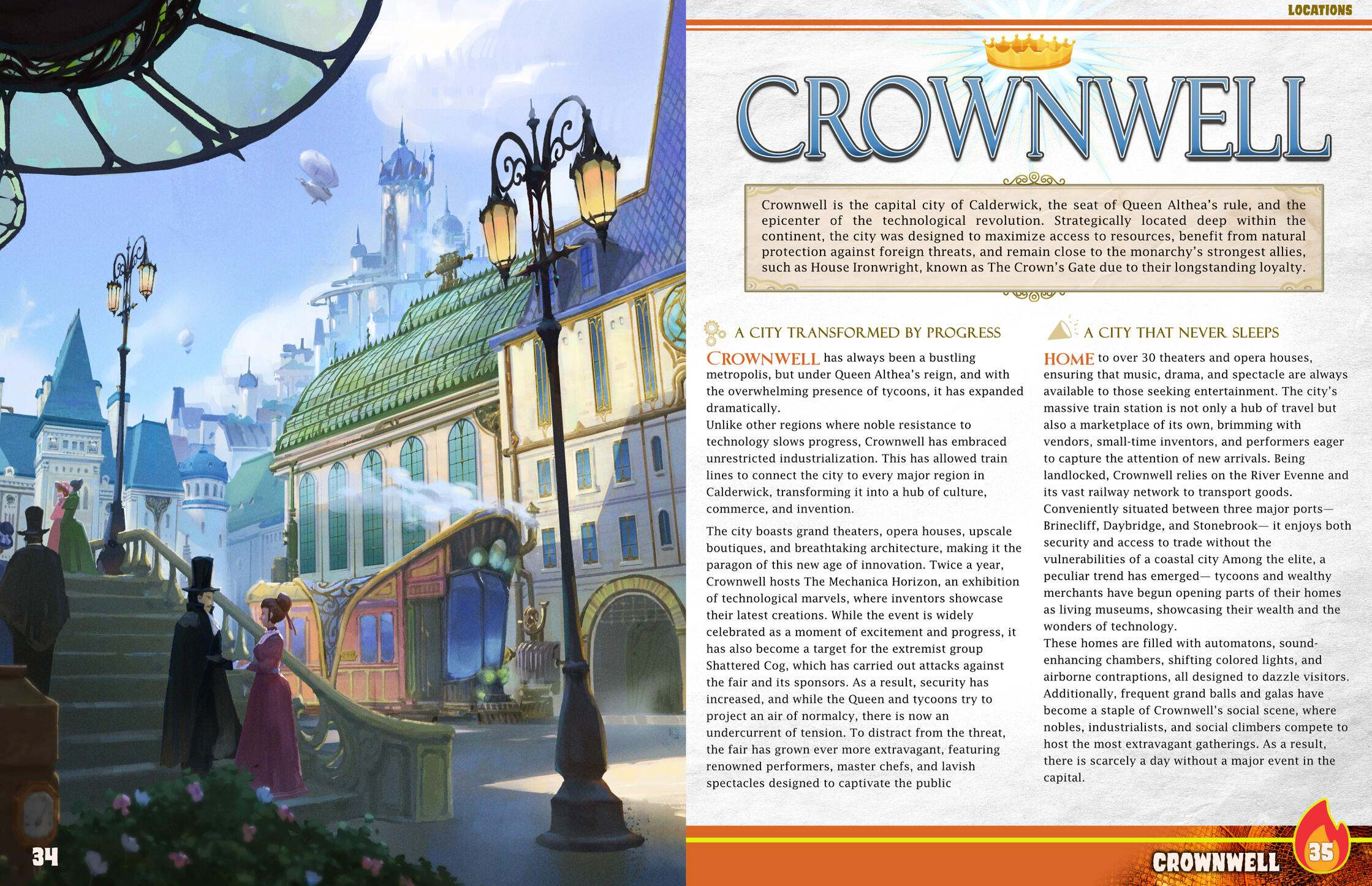 Brass &amp; Ember Spread